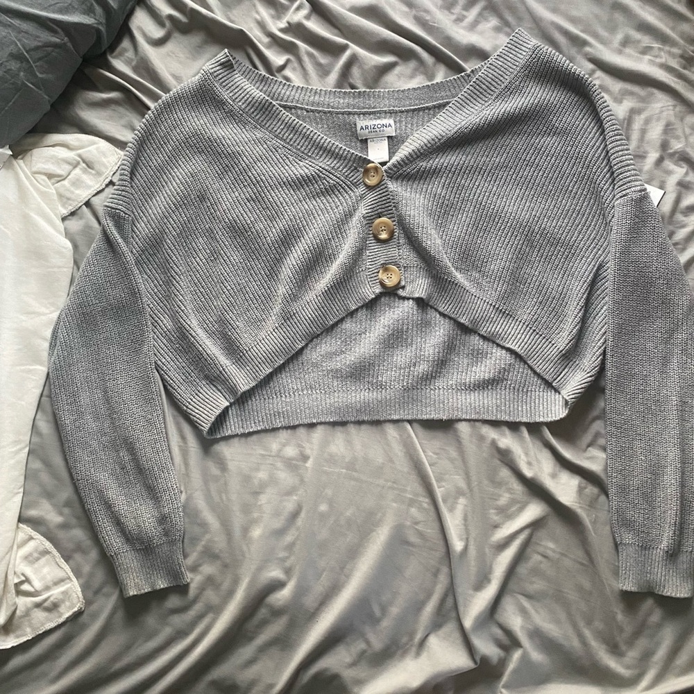 Arizona jean co cropped sweater size small